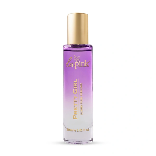 La Pink Pretty Girl Luxury Pure Perfume for Women 30ml | White Floral, Warm Spicy, Vanilla | Amber, Woody, Tuberose, Almond Powdery Notes