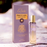 La Pink Pretty Girl Luxury Pure Perfume for Women 30ml | White Floral, Warm Spicy, Vanilla | Amber, Woody, Tuberose, Almond Powdery Notes