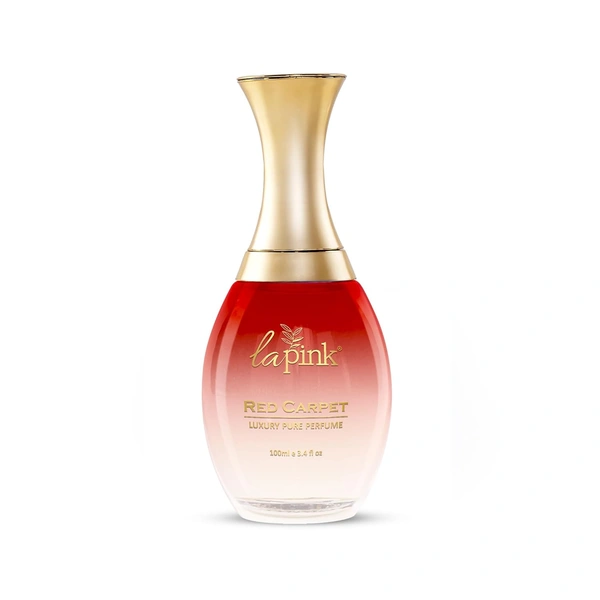 La Pink Red Carpet Luxury Pure Perfume for women100ml | White Floral, Tuberose, Amber Animatic | Woody, Salty, Leather | Tropical, Musky, Coconut Fragrance