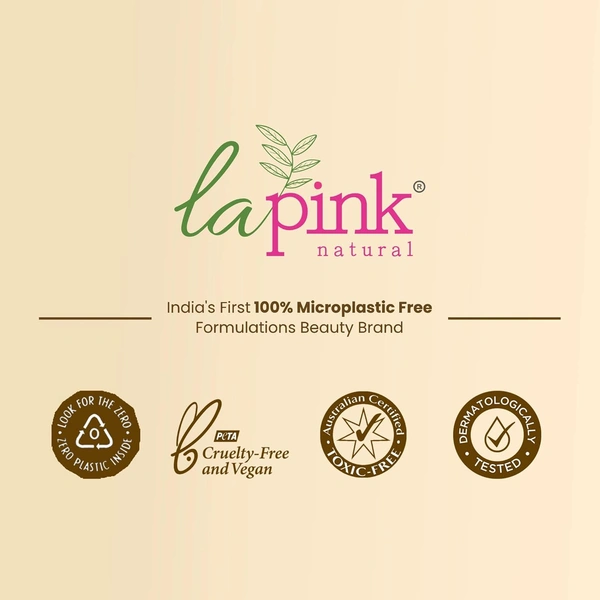 La Pink Natural La Pink Sampoo Methi Dana 8-in-1 250ml | White Haldi, Bhringraj, Kadi Patta, Hibiscus & Onion | Microplastic-Free Formula |  Hair Fall Control Volume Booster