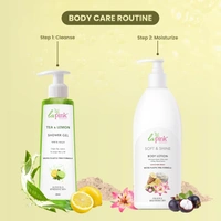 La Pink Natural La Pink Soft & Shine Body Lotion 450ml with Kokum Butter, White Haldi & Daisy Flower Extract | Microplastic-Free Formula | Soft & Brightening skin