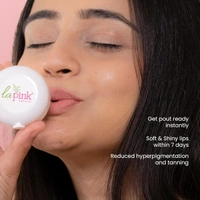 La Pink Natural La Pink Strawberry Tinted Lip Balm 15g with Shea & Kokum Butter | Deep Nourishment & Hydration | Soft & Smooth Lips | 100% Microplastic-Free| Shiny & Natural Tint