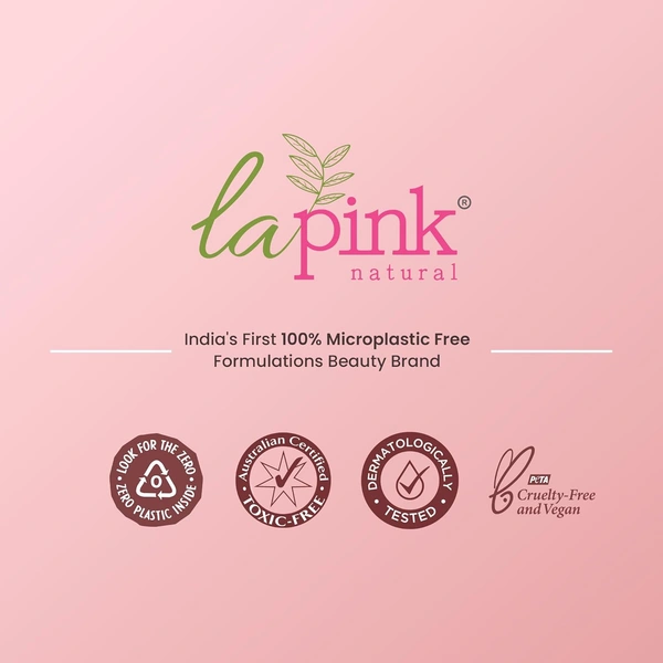La Pink Natural La Pink Strawberry Tinted Lip Balm 15g with Shea & Kokum Butter | Deep Nourishment & Hydration | Soft & Smooth Lips | 100% Microplastic-Free| Shiny & Natural Tint