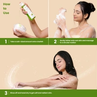 La Pink Natural La Pink Tea & Lemon Shower Gel 250ml | White Haldi, Greem Tea, Lemon  & Juniper Berry Oil | Calming, Smoothing | Microplastic-Free, Skin-Friendly Formula