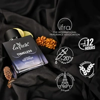 La Pink Timeless Luxury Pure Perfume for Men 8ml | Sweet, Woody, Leather | Smoky, Musky, Tropical Heart | Fresh, Mossy, Citrus Base | Long-lasting Fragrance