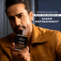 La Pink Timeless Luxury Pure Perfume for Men 100ml | Sweet, Woody, Leather | Smoky, Musky, Tropical Heart | Fresh, Mossy, Citrus Base | Long-lasting Fragrance