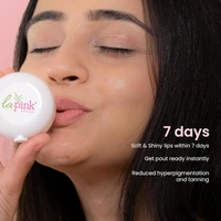 La Pink Natural La Pink Vanilla Tinted Lip Balm 15g with Shea & Licorice Oil & Vitamine E | Deep Nourishment & Hydration | Soft & Smooth Lips | 100% Microplastic-Free| Shiny & Hydrate Tint