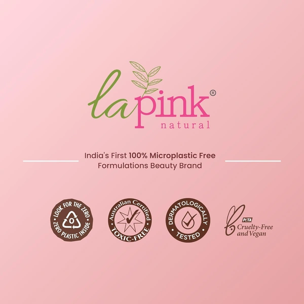 La Pink Natural La Pink Vanilla Tinted Lip Balm 15g with Shea & Licorice Oil & Vitamine E | Deep Nourishment & Hydration | Soft & Smooth Lips | 100% Microplastic-Free| Shiny & Hydrate Tint