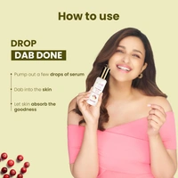 La Pink Natural La Pink Young Forever Face Serum Enriched with White Haldi 5ml | Cranberry, Bakuchi & Mulethi Extract | Microplastic-Free Formula | Enhance Rediance & Reduce Fine Line