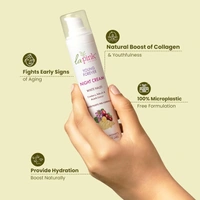 La Pink Natural La Pink Young Forever Night Cream Enriched with White Haldi 50g | Cranberry, Bakuchi & Mulethi Extract | Microplastic-Free Formula | Enhance Rediance & Reduce Fine Line