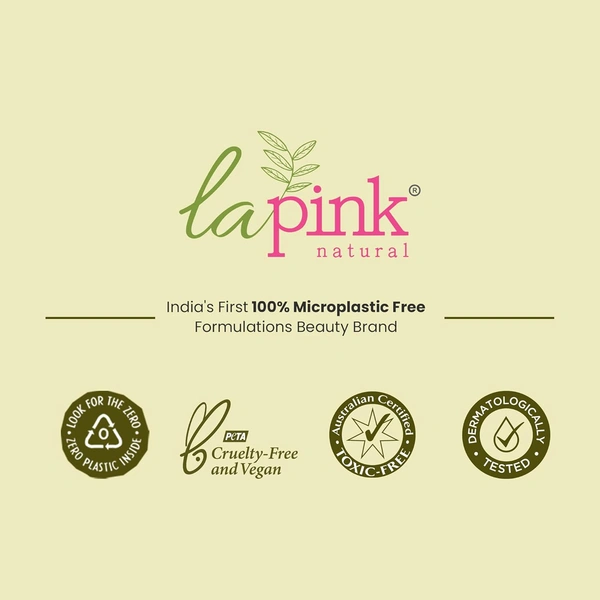 La Pink Natural Under Eye  Serum with white haldi 15ml | Chomomile, Mulethi, Actiflow & Osilift Extract for Dark Circle Fine Lines & Puffy Eyes | Micro Plastic Free Formula