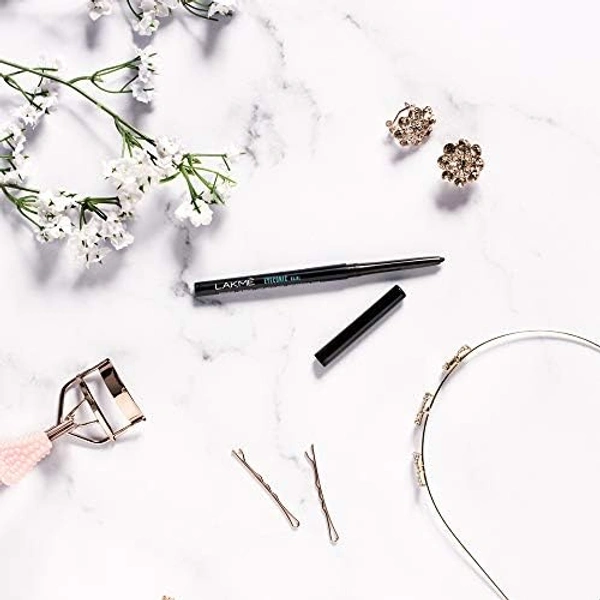 Lakme 9 to 5 Eyeconic Kajal, Turquoise Matte Finish, Waterproof & Smudge-Proof | 24H Long-Lasting | Smooth Glide, Intense Pigment, Vibrant Pop of Color for Bold Eye Looks