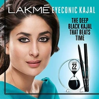 Lakme 9 to 5 Eyeconic Kajal, Turquoise Matte Finish, Waterproof & Smudge-Proof | 24H Long-Lasting | Smooth Glide, Intense Pigment, Vibrant Pop of Color for Bold Eye Looks