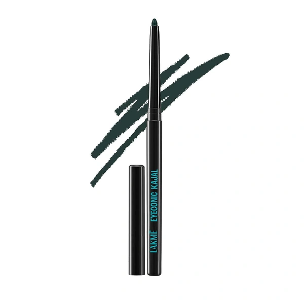 Lakme 9 to 5 Eyeconic Kajal, Regal Green Matte Finish | Waterproof & Smudge-Proof | 24H Long-Lasting | Smooth Glide, Intense Pigment, Vibrant Green Color for Bold, Defined Eye Looks