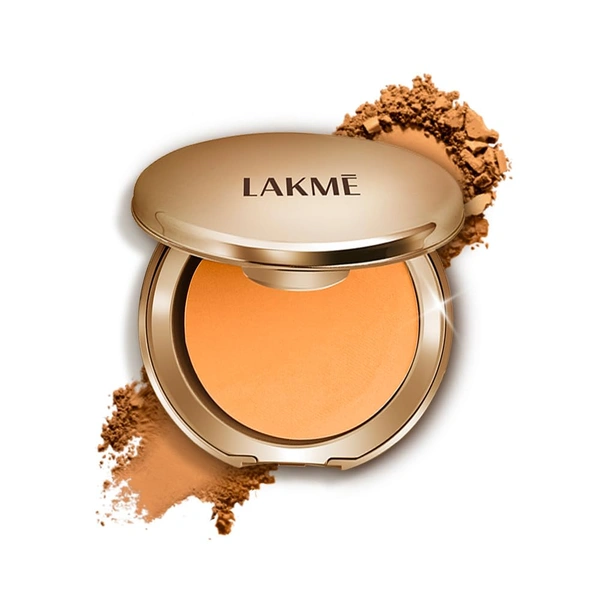 Lakme 9 to 5 Primer + Matte Powder Foundation Compact 9g, Honey Dew | Covers Blemishes & Lightweight | Long Lasting, Smooth Finish & Oil Control