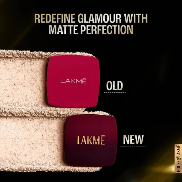 Lakme Forever Matte Compact Powder Natural Beige 9g | Smooth Matte Finish | 12 Hour Oil Control, Even Tone | Lightweight Daily Wear for All Skin Types