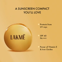 Lakme Sun Expert Ultra Matte Compact 7g SPF 40 PA+++ - Oil Control, Sweat Resistant, Smooth Matte Finish with Sun Protection for Daily Use