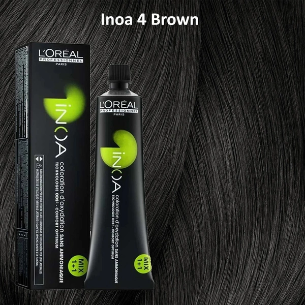 Loreal Professionnel Paris Loreal Professional Inoa 4 Color Tube Brown - 60g