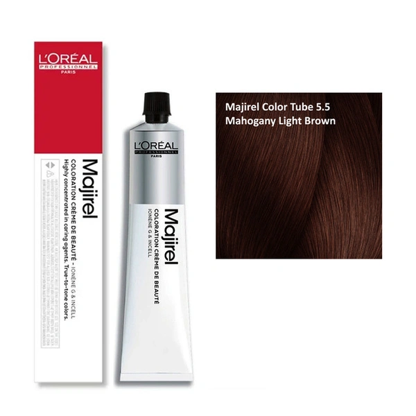 Loreal Professionnel Paris Loreal Professional Majirel Color Tube 5.5   Mahogany Light Brown - 49.5g