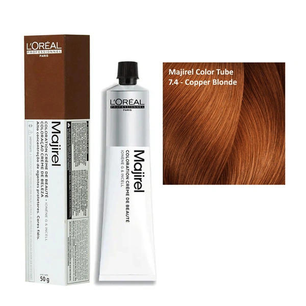 Loreal Professionnel Paris Loreal Professional Majirel Color Tube 7.4 - Copper Blonde 49.5g