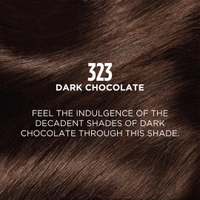 Loreal Paris Casting Creme Gloss  Dark Chocolate 323 Conditioning Hair Color - 87.5g+72ml | No Ammonia | Rich, Ultra Glossy Color | Optical Grey Coverage | Long-Lasting Color| Honey-Infused Conditioner | Salon Like Hair At-home