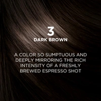 Loreal Paris Excellence Creme  03 Dark Brown | 72ml+100g  | Triple Care Hair Color | 100% Grey Coverage | Long Lasting Color | Permanent Hair Color for Shiny, Healthy Hair | Natural Dark Brown Hair Dye