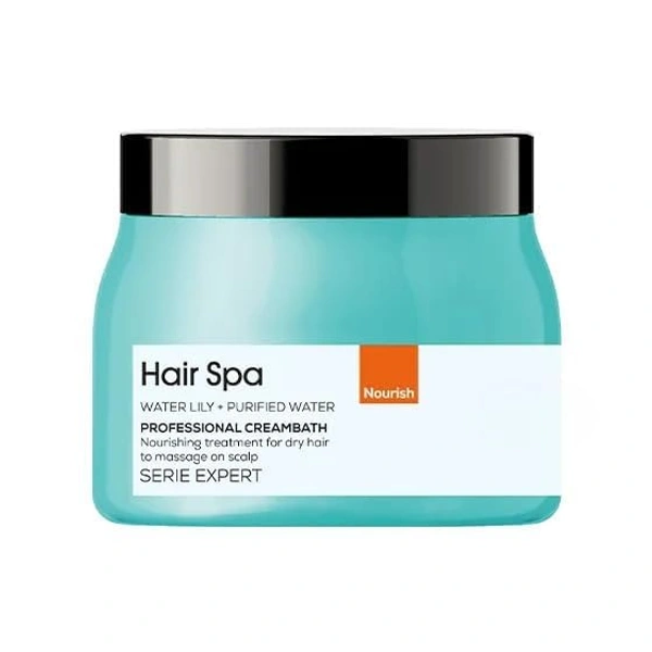 L'Oréal Professionnel Loreal  Professional Hair Spa Deep Nourishing- 490g | Enriched Water Lily & Purified Water | Hydrating Hair Mask | Frizz-Free Hair | Deep Repair for Dry Hair | Soft and Shiny Hair | Salon-Like Treatment at Home