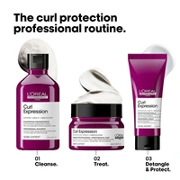 L'Oreal Professionnel Curl Expression Hair Mask 250ml For Curly & Coily Hair | Intense Moisturizing & Hydrating  | Deep Nourishment, Anti Frizz, Shine Boost, Salon Results