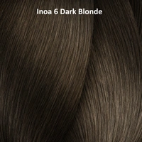 Loreal Professionnel INOA Hair Color 6 Dark Blonde 60g Ammonia-Free Permanent Hair Dye Natural Blonde Finish Full Grey Coverage