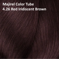 Loreal Professionnel Majirel Hair Color Cream Long-Lasting Coverage 4.26 Red Iridescent Brown 49.5g