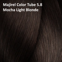Loreal Professionnel Majirel Hair Color Cream Natural Shine Finish 5.8 Mocha Light Blonde 49.5g