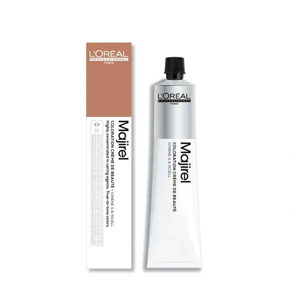 Loreal Professionnel Majirel Hair Color Cream Smooth Mocha Finish 6.8 Mocha Dark Blonde 49.5g