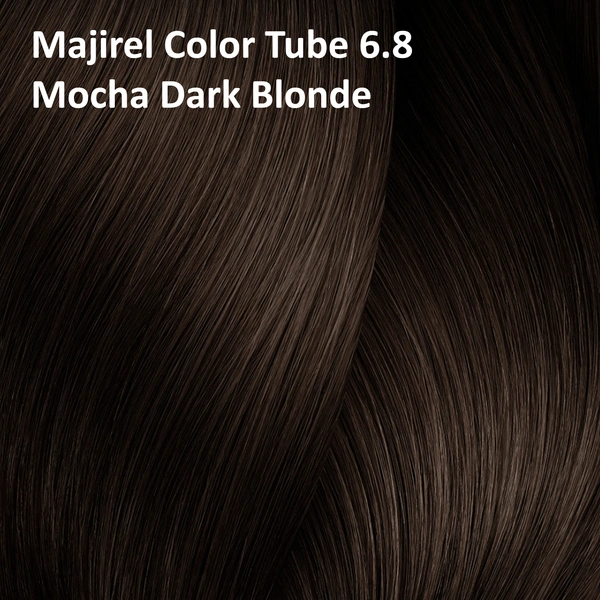 Loreal Professionnel Majirel Hair Color Cream Smooth Mocha Finish 6.8 Mocha Dark Blonde 49.5g