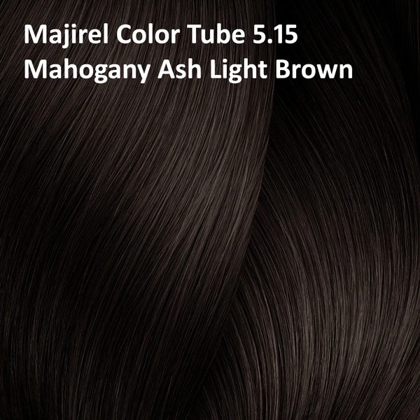 Loreal Professionnel Majirel Hair Colour Cream Dual Tone Finish 5.15 Mahogany Ash Light Brown 49.5g