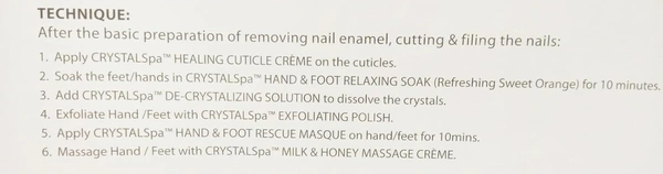 Lotus Professional Lotus Crystal Spa Luxurious Pedicure & Manicure | Relaxing Sweet Orange | Deep Cleansing, Hydration & Nourishment | Smooth, Rejuvenated Hands & Feet | Salon Glow at Home