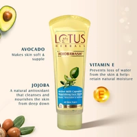 Lotus Herbals Jojobawash Active Milli Capsules Nourishing Face Wash, 120g