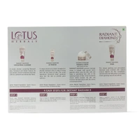Lotus Herbals Radiant Diamond 5 In 1 Facial Kit 170g | Cellular Radiance | Anti-Aging Skincare | For 5 Uses | For All Skin Types