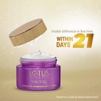 Lotus Herbals YouthRx Anti-Aging Nourishing Night Cream 50g | Rejuvenates | Hydrates & Reduces Fine Lines for Youthful, Radiant Skin