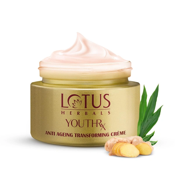 Lotus Herbals YouthRx Anti-Aging Transforming Cream,  50g | SPF 25, PA+++ | Reduces Fine Lines & Wrinkles | Provides Sun Protection & Revitalizes Skin for Youthful Glow