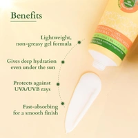 Lotus Organics+ Hydrating Gel Mineral Sunscreen SPF 30 PA+++ 50g | 100% Certified Organic Frangipani | Non-Greasy & Fast Absorbing | Strengthens Skin Barrier | UVA/UVB Protection | Unisex | All Skin Types