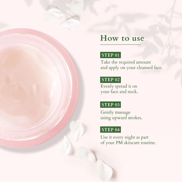 Lotus Organics+ Precious Brightening Night Cream 50g | Reduces Dark Spots, Blemishes & Pigmentation | 100% Certified Organic White Peony | Sulphate & Paraben Free | All Skin Types