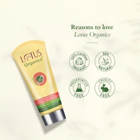 Lotus Organics+ Sheer Brightening Mineral Sunscreen 50gm with SPF 50 PA+++ | 100% Certified Organic White Peony | Fights Tanning & Pigmentation | Non-Greasy & Lightweight | All Skin Types 100g