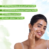 Derma Co Mamaearth Aqua Glow Sunscreen Gel 50g | with Himalayan Thermal Water & Hyaluronic Acid For Sun Protection | SPF 50 Pa+++ | Hydrating Formula | Lightweight & Non-Greasy | Blue Light Protection | For All Skin Types