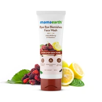 Derma Co Mamaearth Bye Bye Blemishes Face Wash 100ml | with Mulberry and Vitamin C for Even Skin Tone | Reduces Blemish & Dark Spots | Brightens Skin | Deep Cleansing | Acne Control | Skin Glow | for All Skin Types