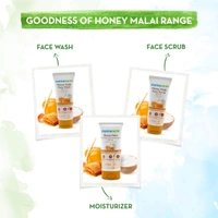 Derma Co Mamaearth Honey Malai Face Wash 100ml | with Honey & Malai For Nourishing Glow | Brightens Skin | Gentle Cleanser | Non-Drying | Healthy Glow | Smooth & Supple Skin |Parabens Free | For All Skin Types