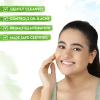 Derma Co Mamaearth Multani Mitti Face Wash 100ml | with Multani Mitti & Bulgarian Rose For Oil Control & Acne | Deeply Cleanses | Brightens & Hydrates Skin | Paraben-Free | Removes Dirt & Impurities | For All Skin Types