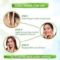 Derma Co Mamaearth Rice Water Dewy Sunscreen 50g | with Rice Water & Niacinamide For Sun Protected Glass Skin | Gives SPF50 & PA++++ Protection | UVA & UVB Protection | Non-Greasy | No White Cast | for All Skin Types