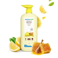 Mamaearth Vitamin C Daily Glow Body Lotion | with Vitamin C & Honey | For Skin Brightening | 48H Moisturization | 7in1 Total Care | Made with 100% Natural Butter | for Smooth, Radiant Skin | Non-Greasy Formula | Natural ingredients body lotion | All Skin Types | 400ml