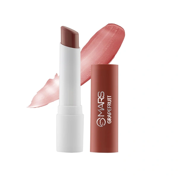 Mars Aqua Splash Tinted Lip Balm 05-GRAPEFRUIT with Shea Butter 3g | Jojoba Oil & Vitamin E | Passion Fruit Flavor | Moisturizing, Non-Sticky & Nourishing for Chapped Lips