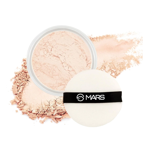 Mars Born To Bake Setting Powder Banana Pudding, 10g | Matte Finish | Long-Lasting Oil Control | Sebum Management | Blurs Pores & Fine Lines